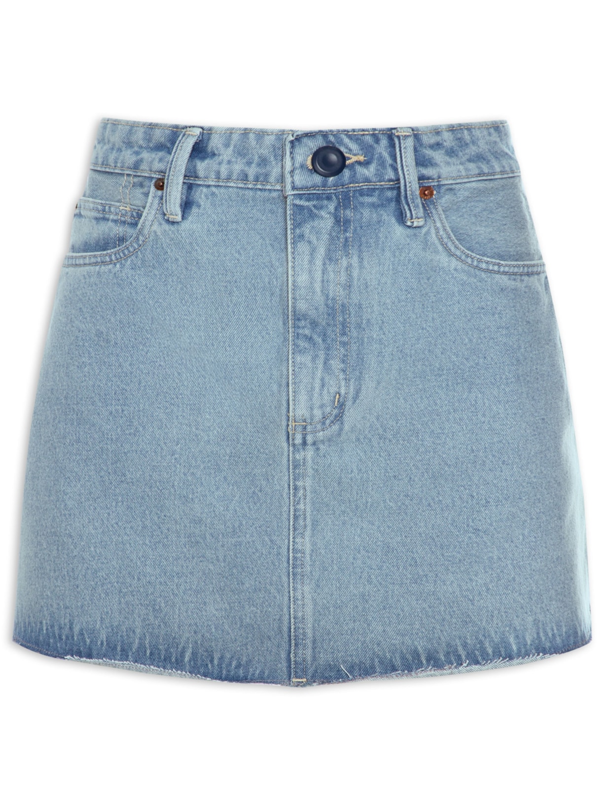 Saia Jeans Box Five Pockets - Azul