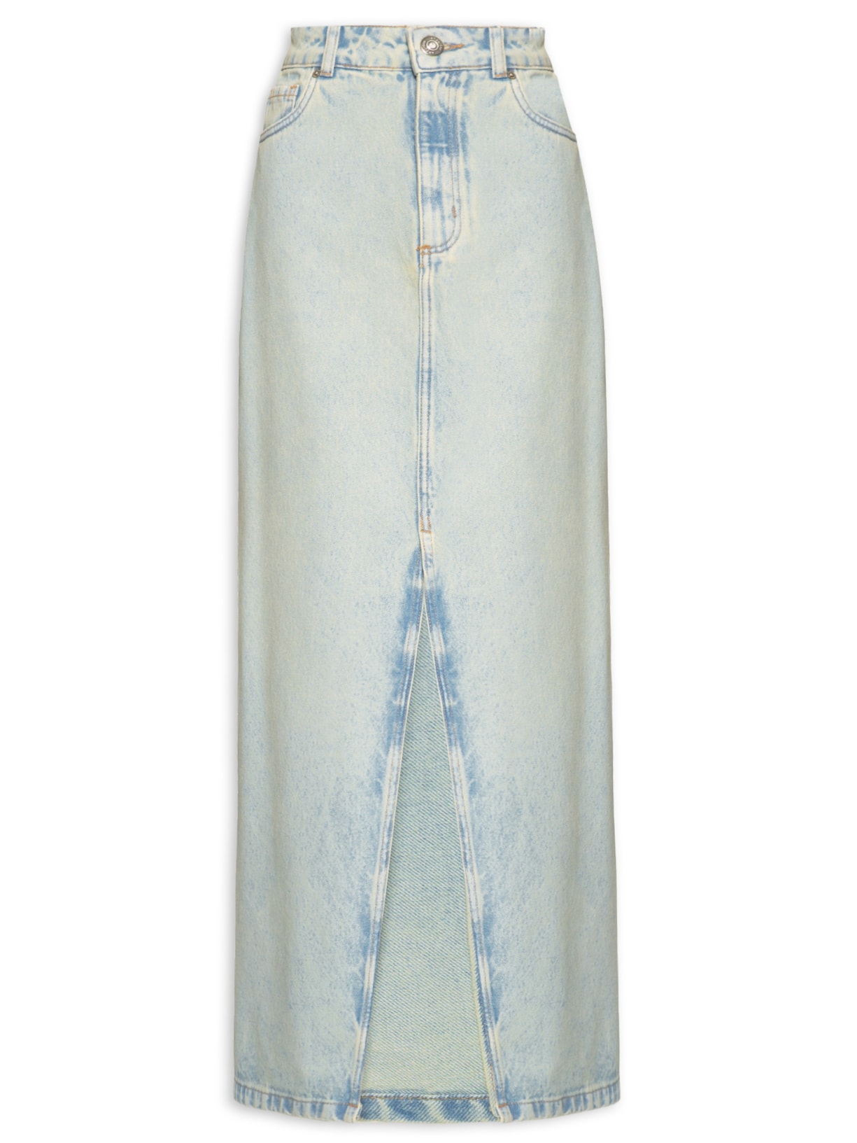 Saia Jeans Longa - Azul