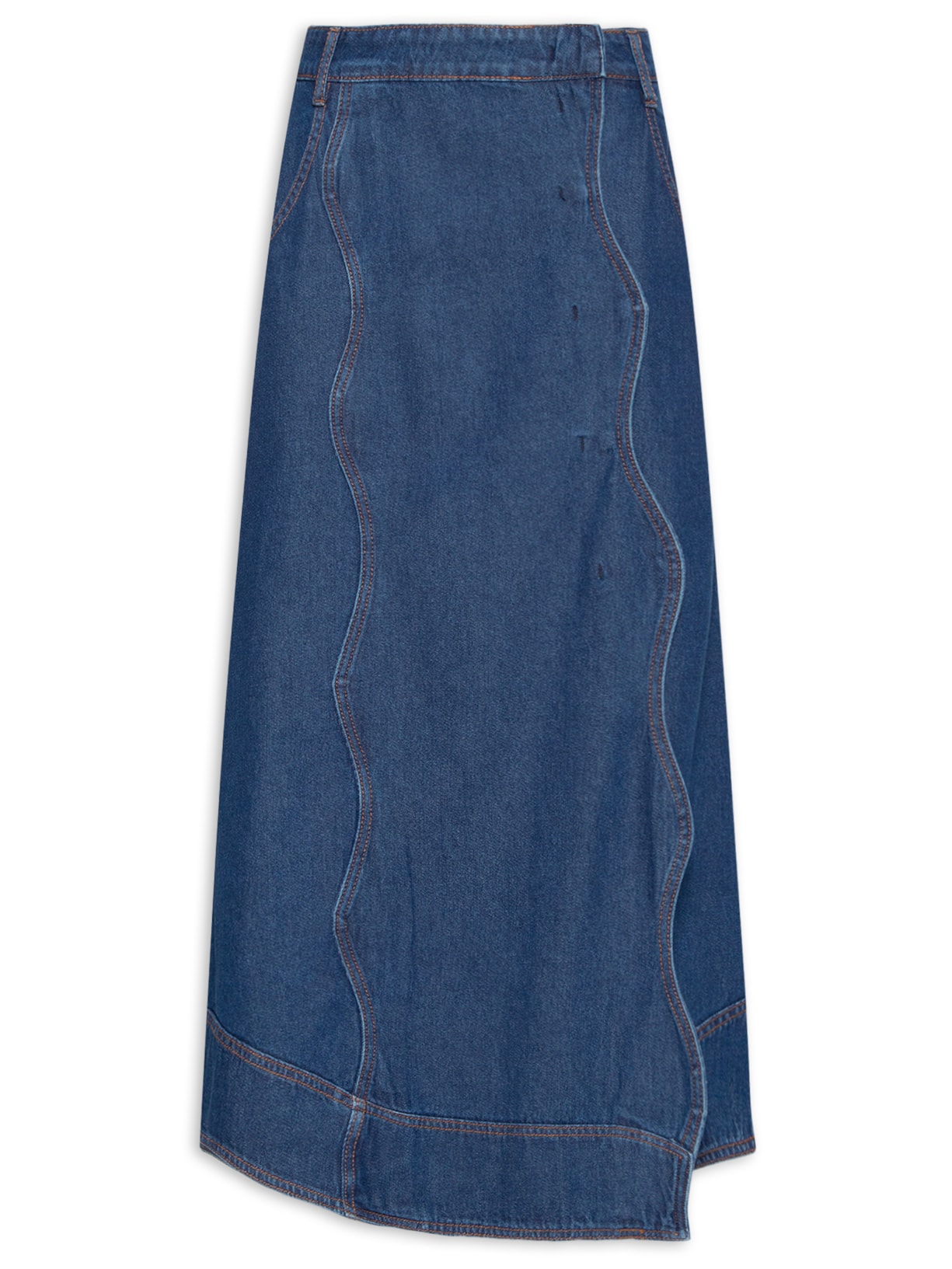 Saia Jeans Maré Cheia - Azul