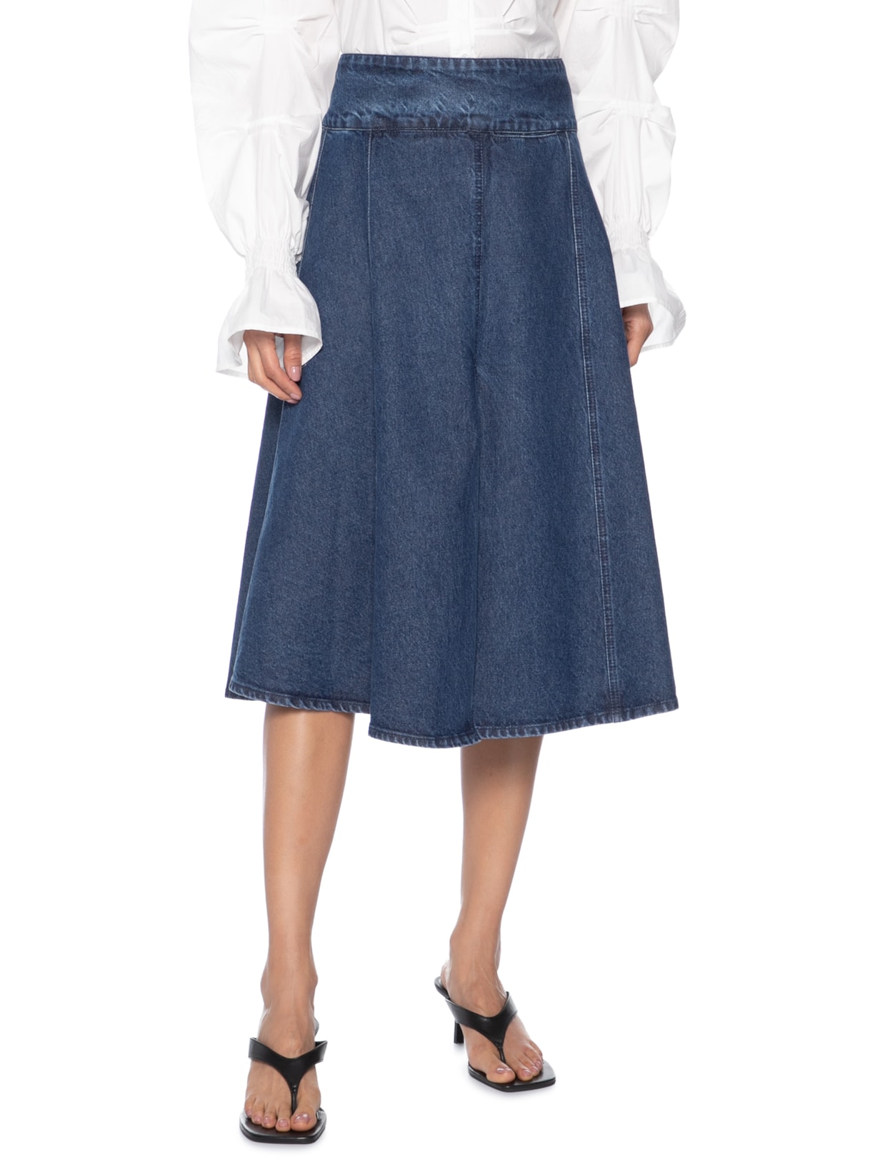 Saia Jeans Mevan AF Azul Andrea Bogosian