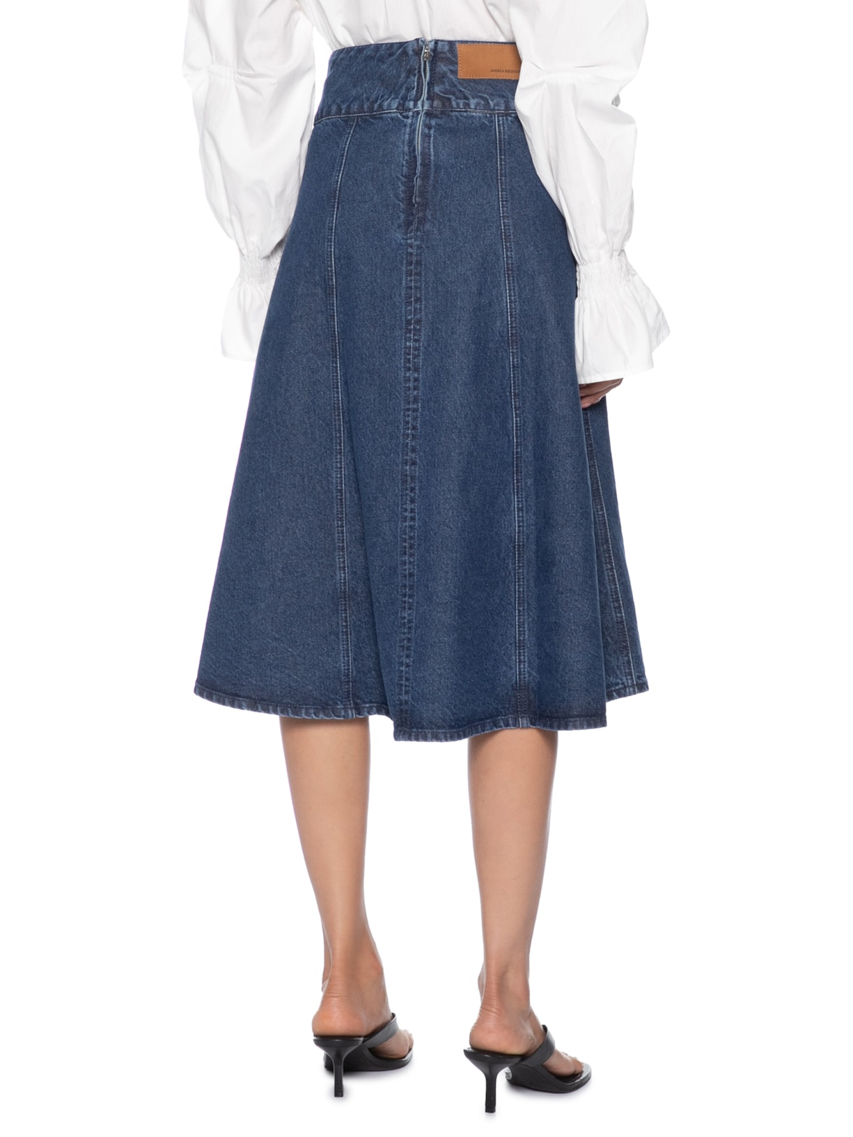 Saia Jeans Mevan AF Azul Andrea Bogosian