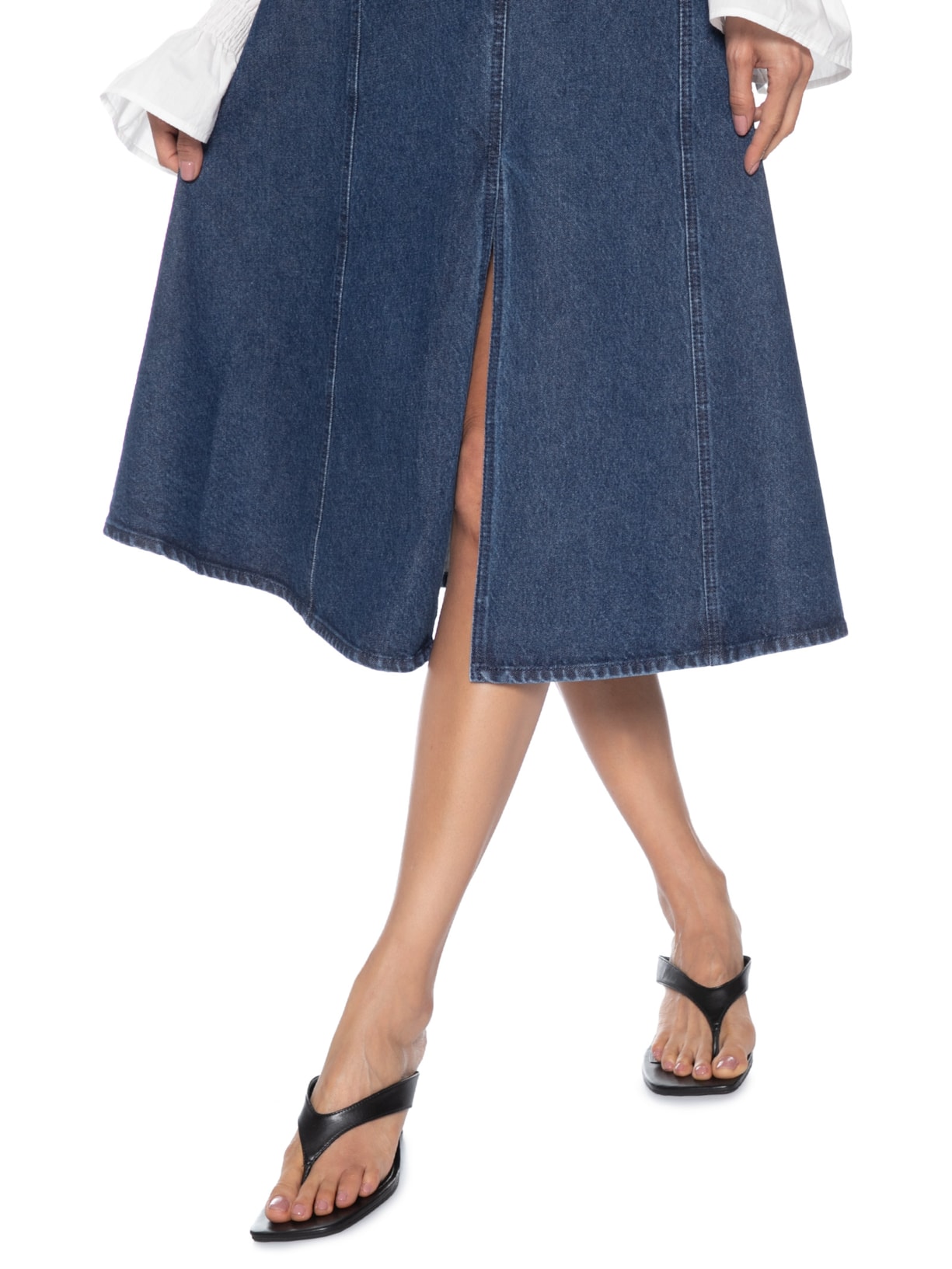 Saia Jeans Mevan AF Azul Andrea Bogosian