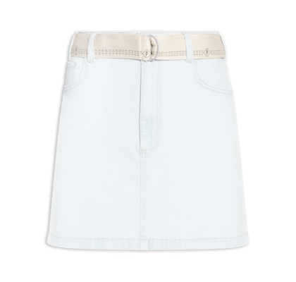 Saia Jeans Mini - Azul