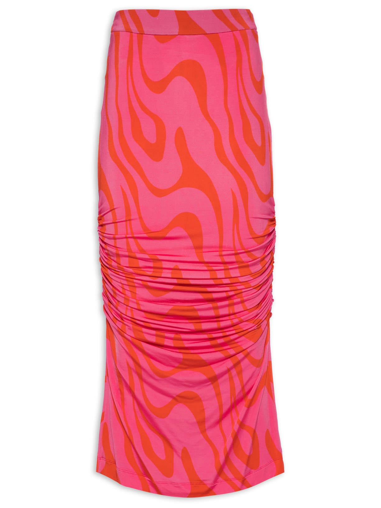 Saia Jersey Surreal Sissi - Rosa