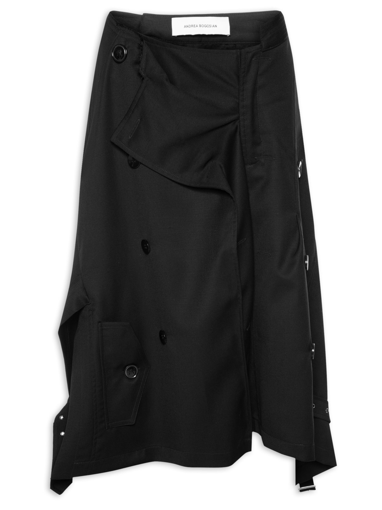 Saia Lã Isna - Preto