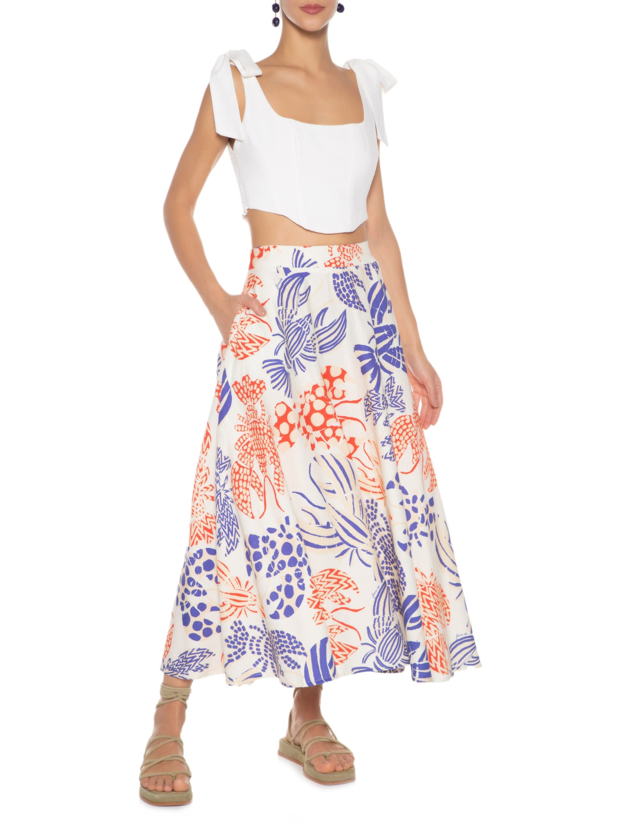 Saia Lagostinha Off White Farm