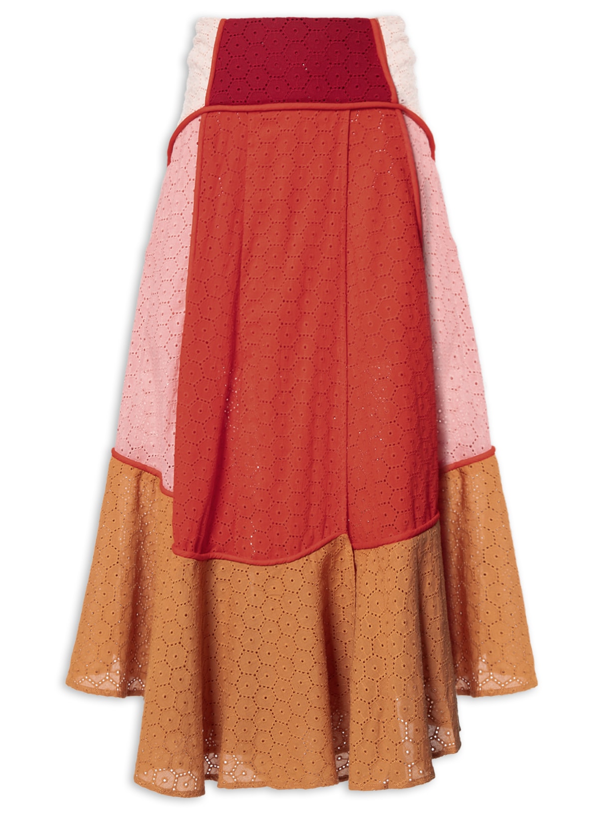 Saia Laise Beleza Boho - Marrom