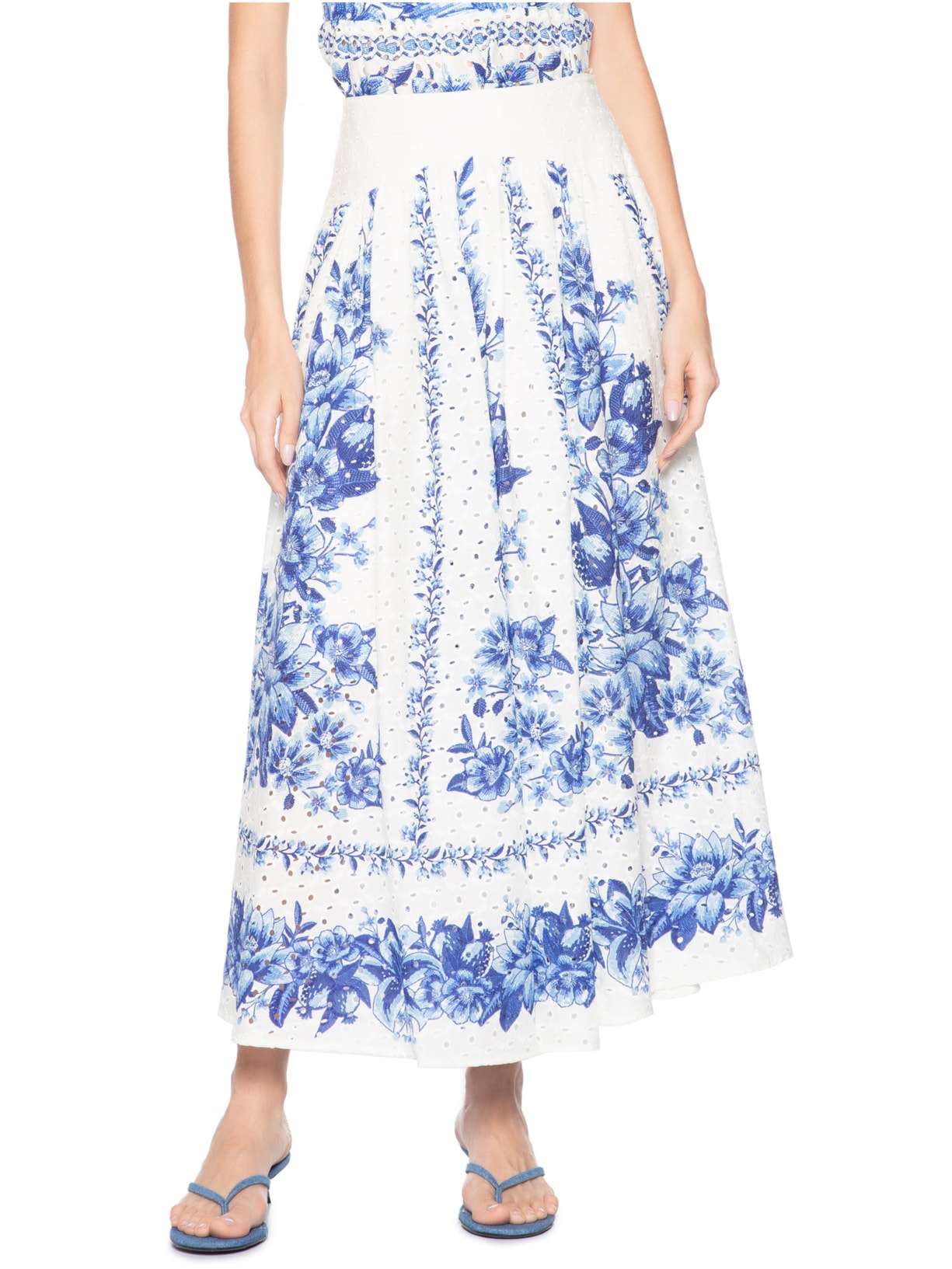 Saia Laise Fruta De Verão Azul Farm