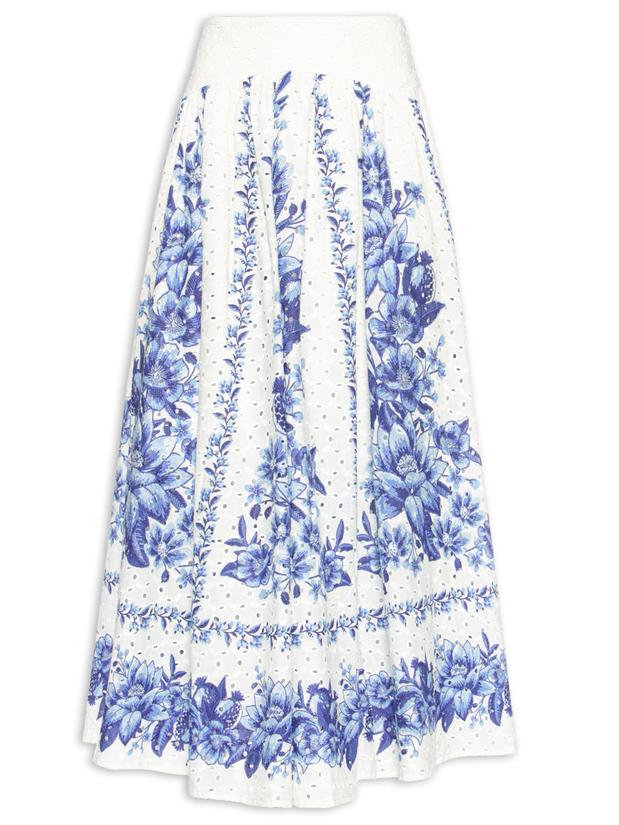 Saia Laise Fruta De Verão Azul Farm