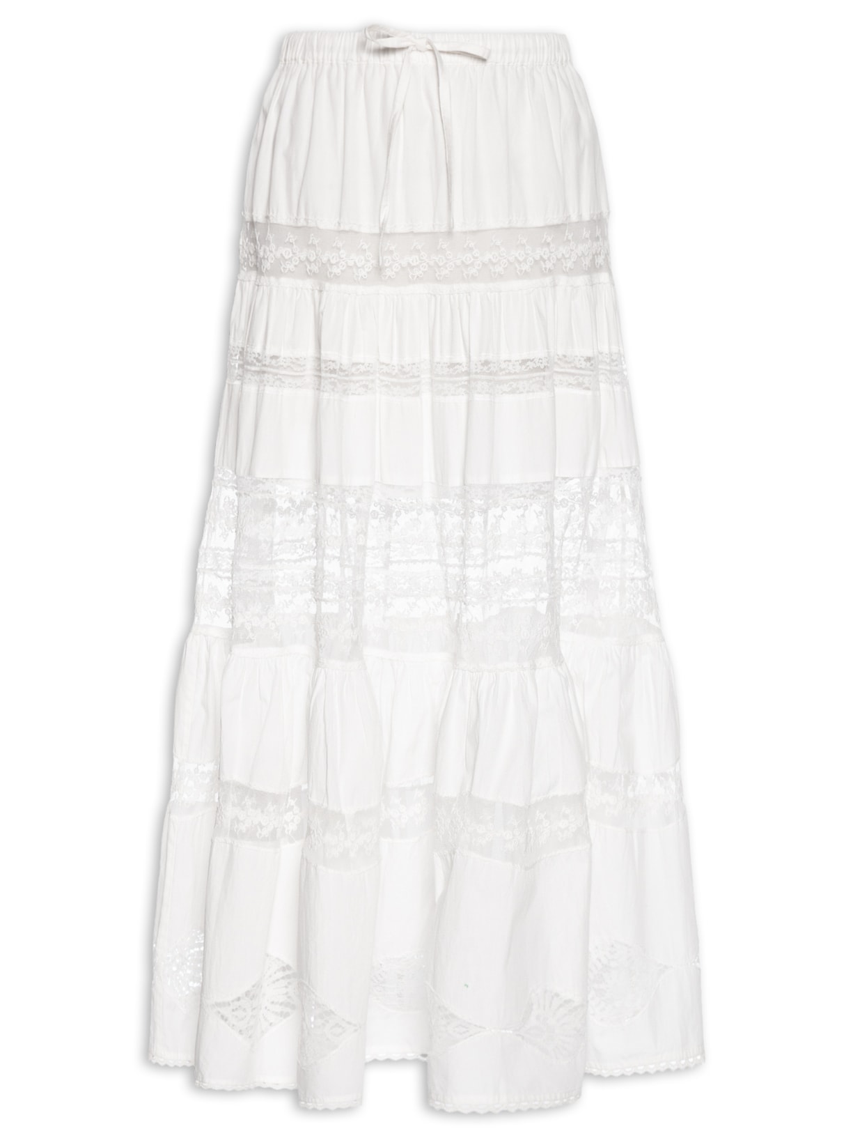 Saia Lary Branco Bo.bô