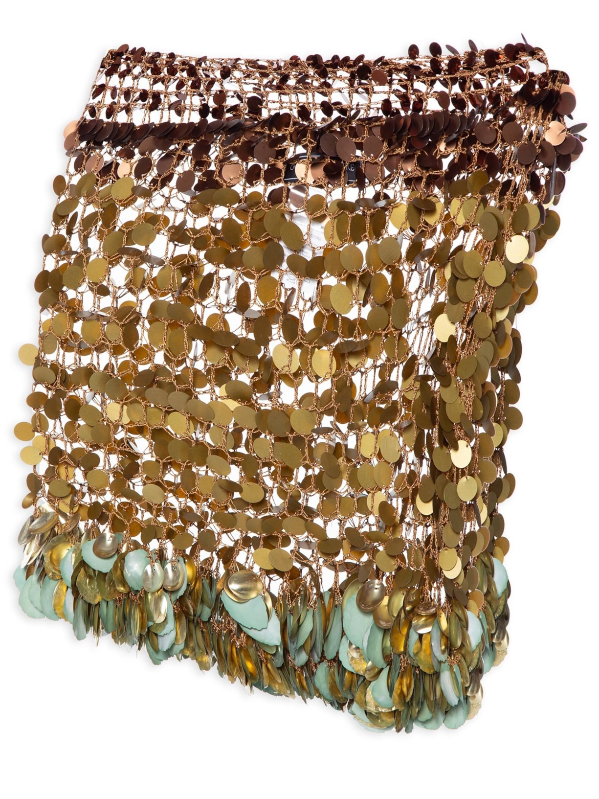 Saia Lateral Paetês - Dourado