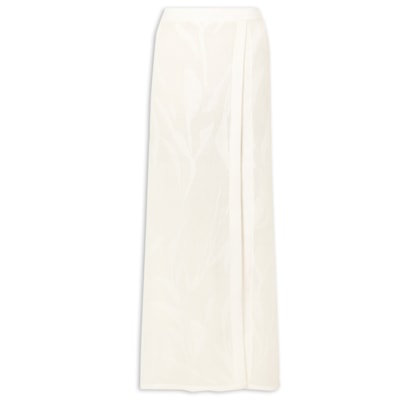 Saia Lg Adara Tricot - Branco