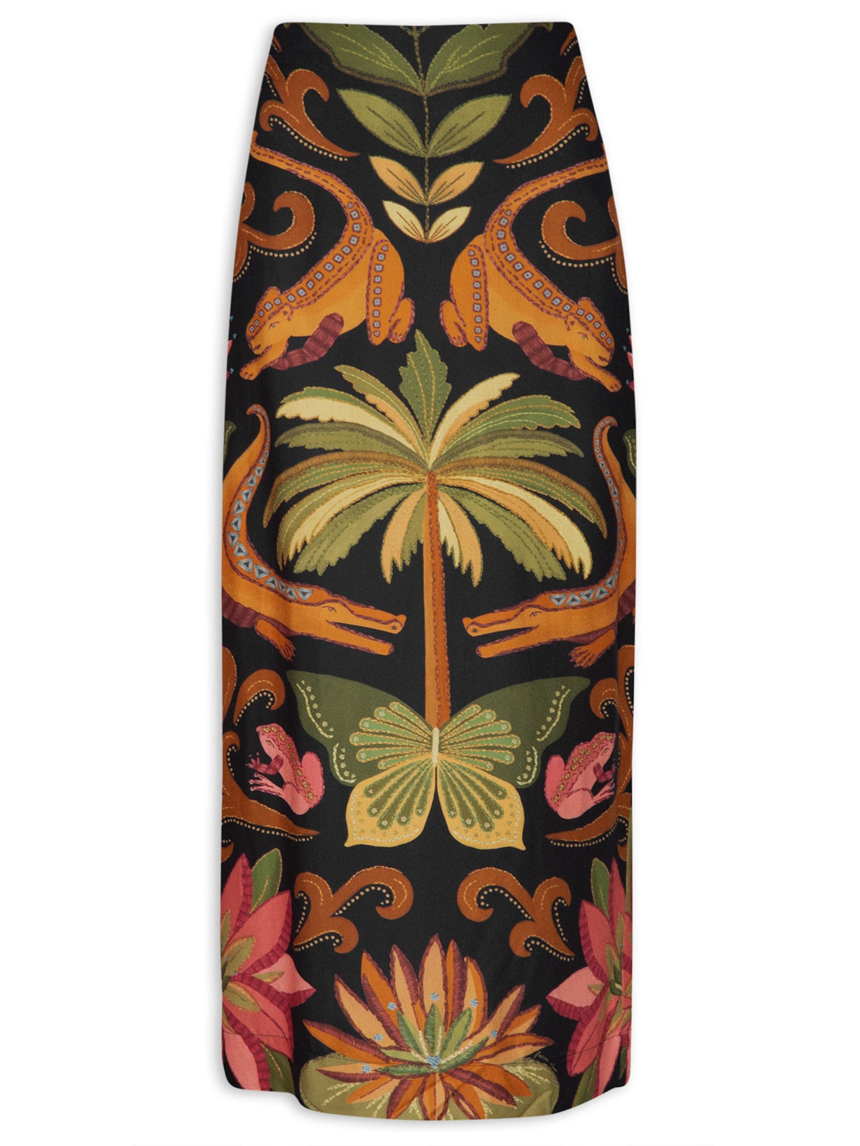 Saia Longa Amazônia Chic - Preto