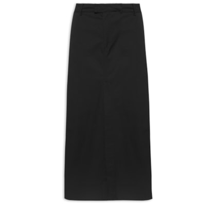 Saia Longa Bolso - Preto 