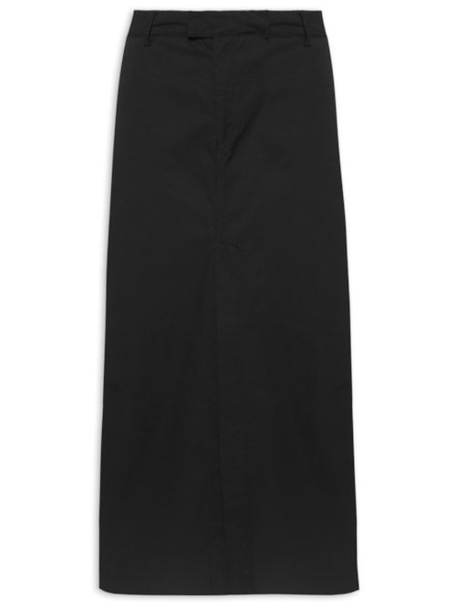 Saia Longa Bolso - Preto