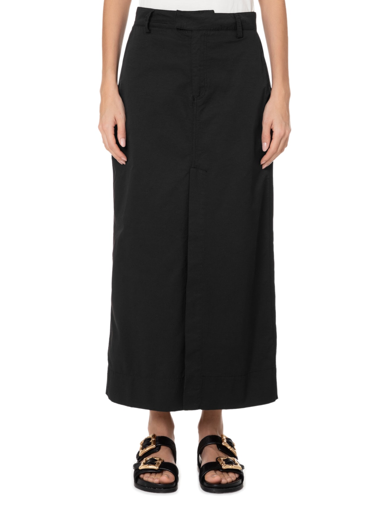 Saia Longa Bolso Preto  Farm