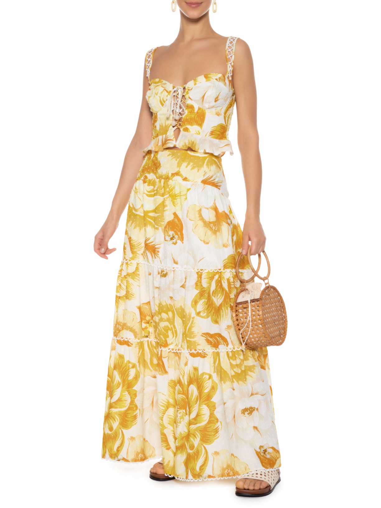 Estampado Floral Vestido De Chita Plus Size Vestido Transpassado