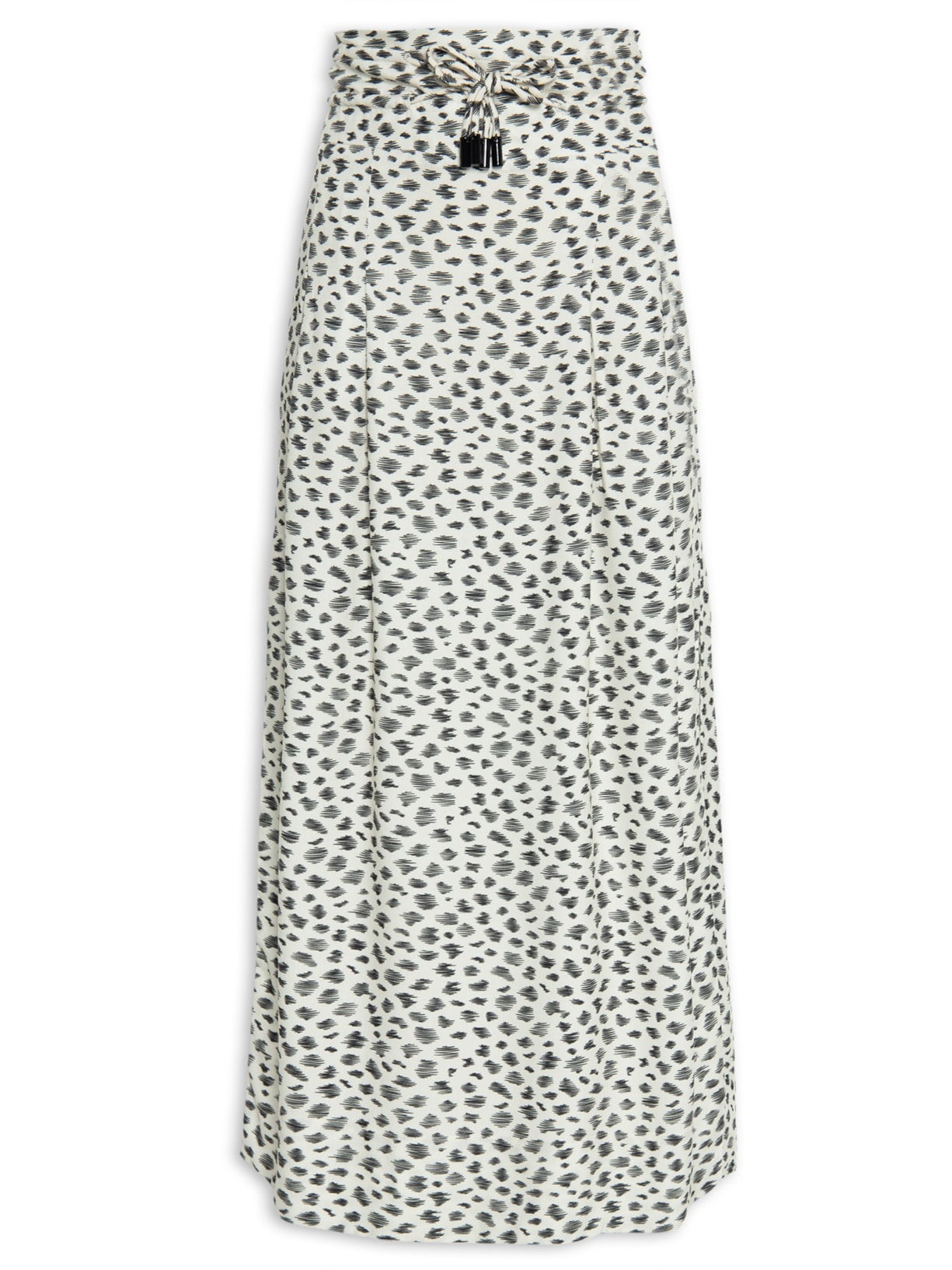 Saia Longa Cós Túnel Geo Esboço - Off White