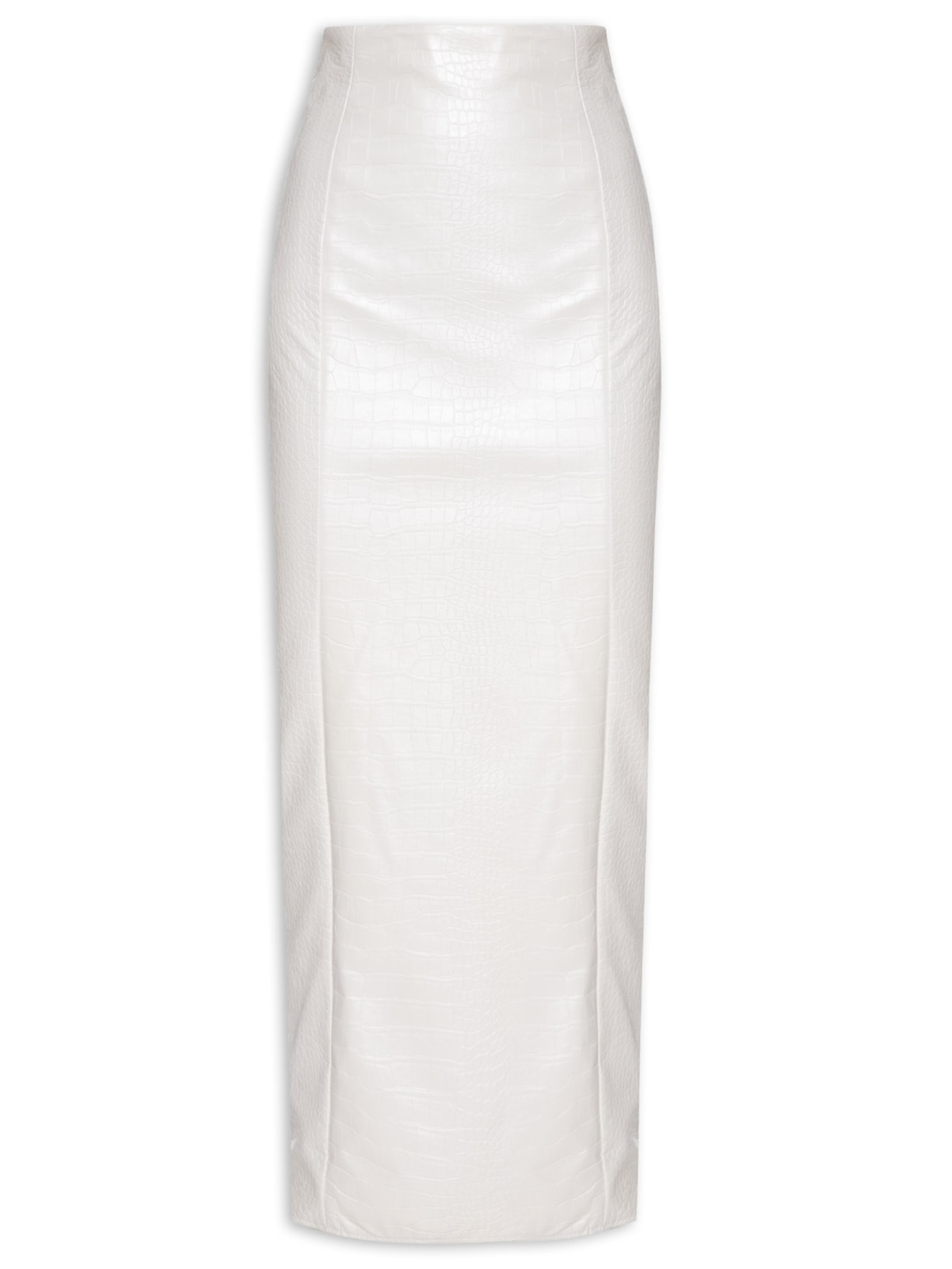 Saia Longa Croco - Off White