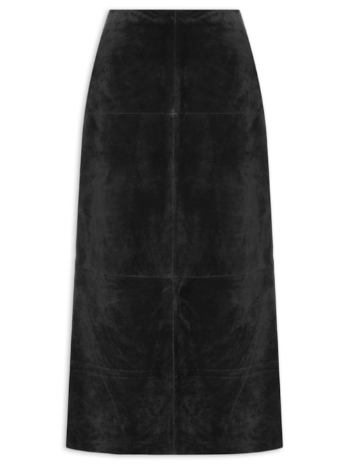Saia Longa Mary-Kate - Preto