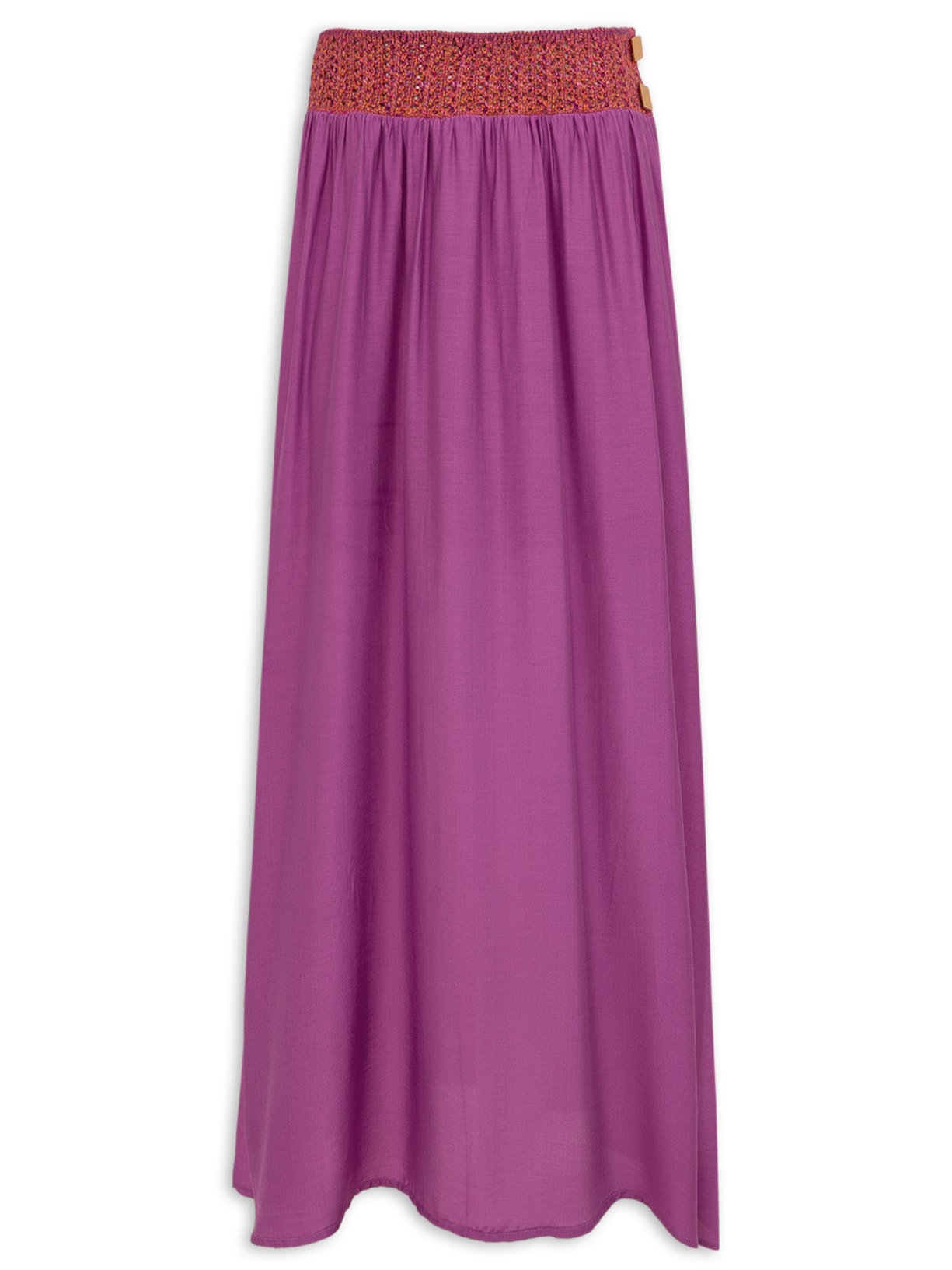 Saia Longa Mika Detalhe - Rosa