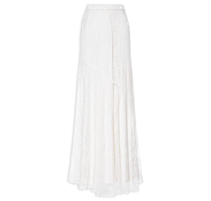 Saia Longa Renda - Branco