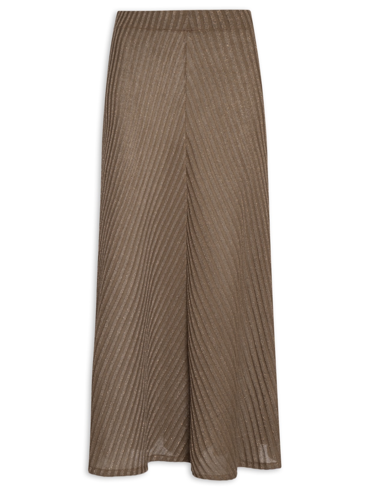 Saia Longa Tricot - Marrom