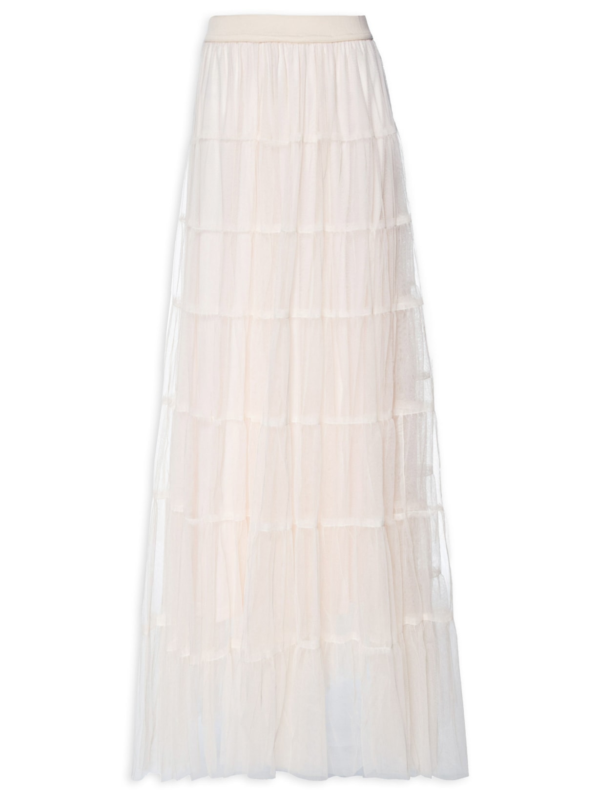 Saia Longa Tule - Off White