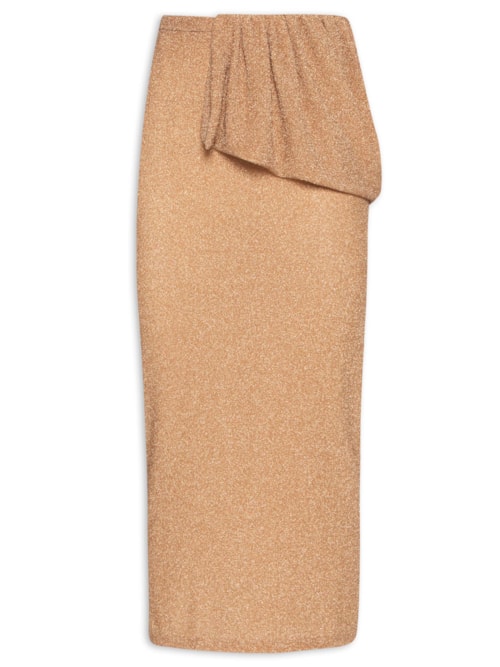 Saia Lurex Pirita - Bege