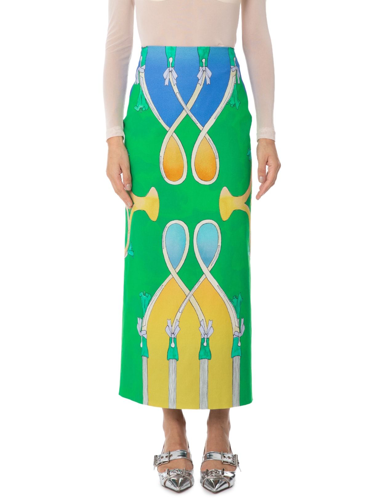 Saia Madeline Verde Lo De Lui