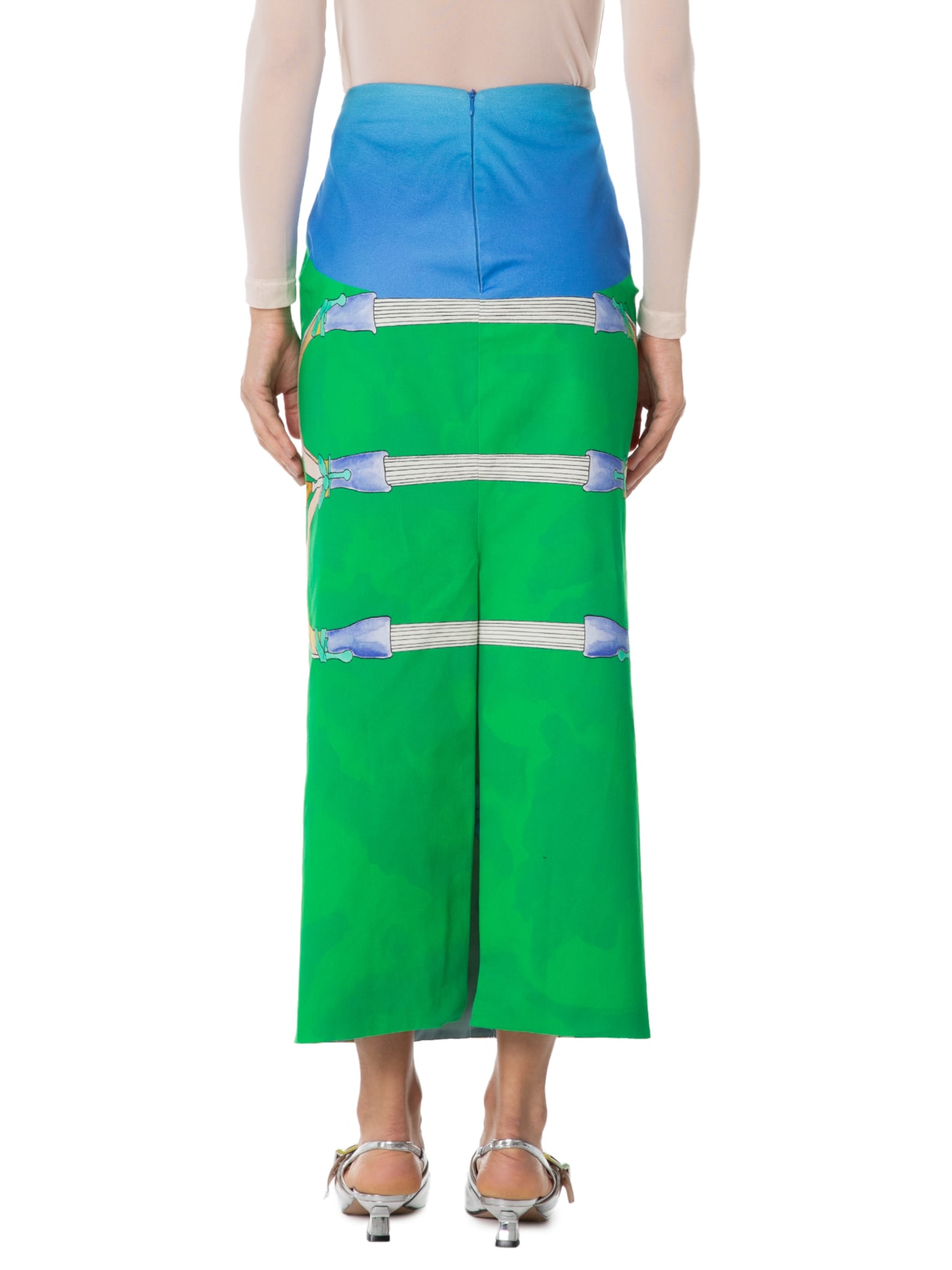 Saia Madeline Verde Lo De Lui