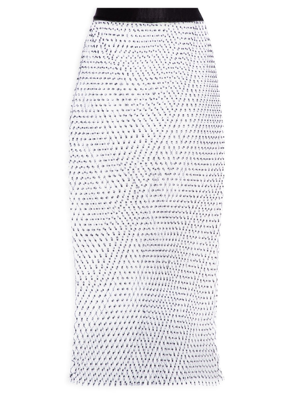 Saia Malha Metálica Carnaval - Preto