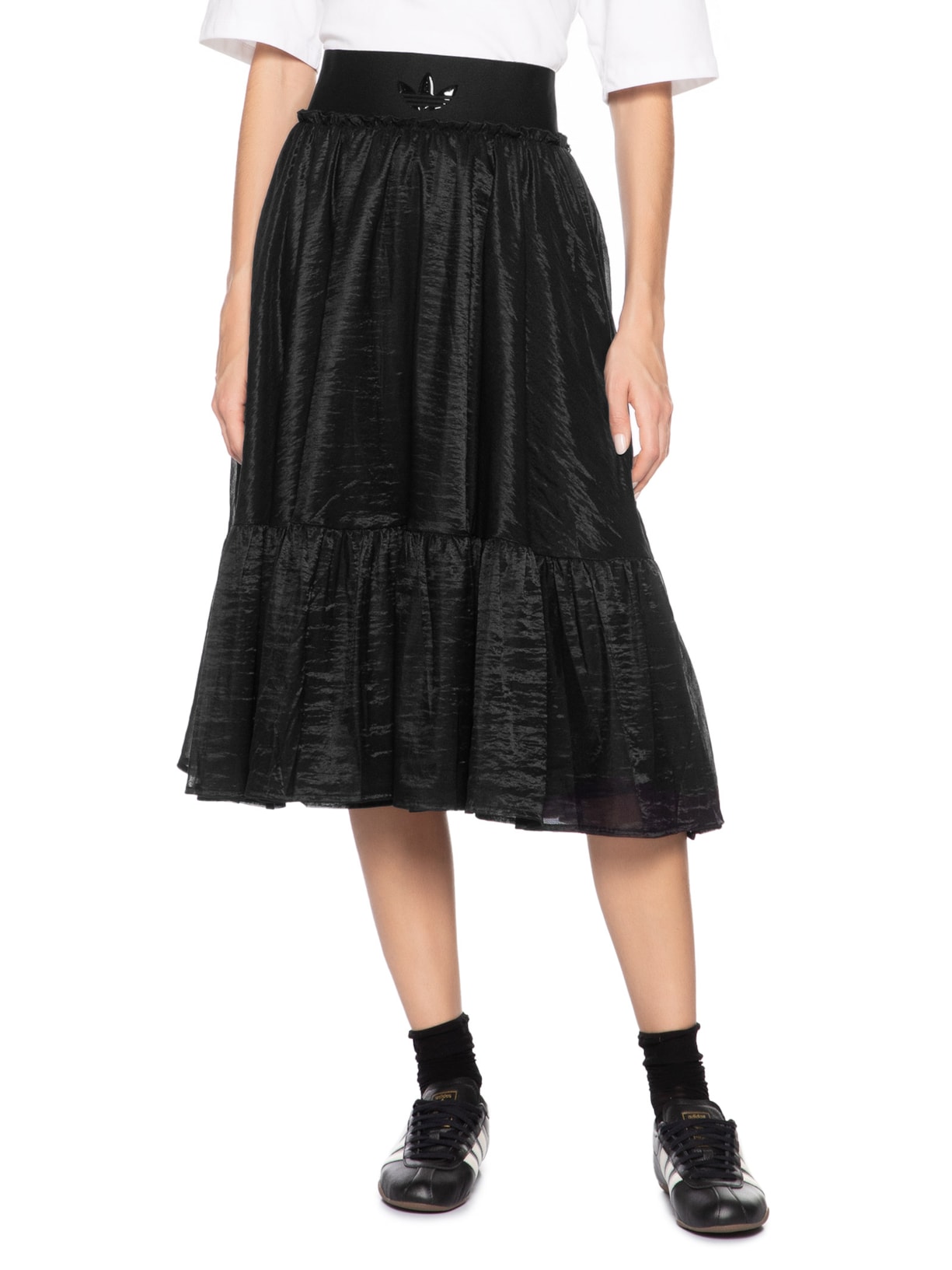 Saia Maxi Preto Adidas Originals