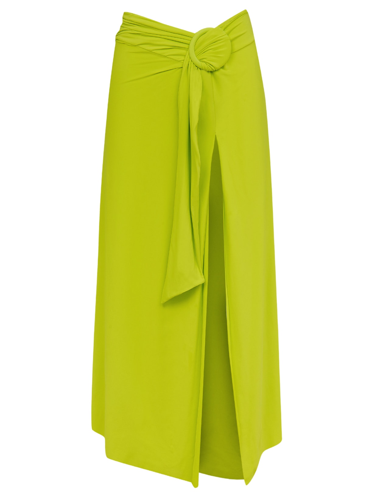 Saia Midi Alana Detalhe - Verde