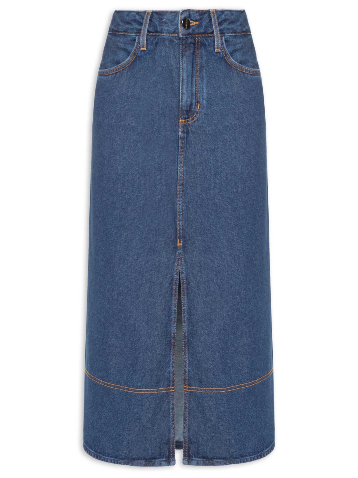 Saia Midi Alma - Azul