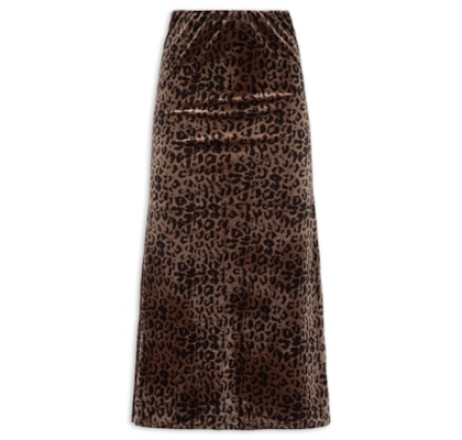 Saia Midi - Animal Print