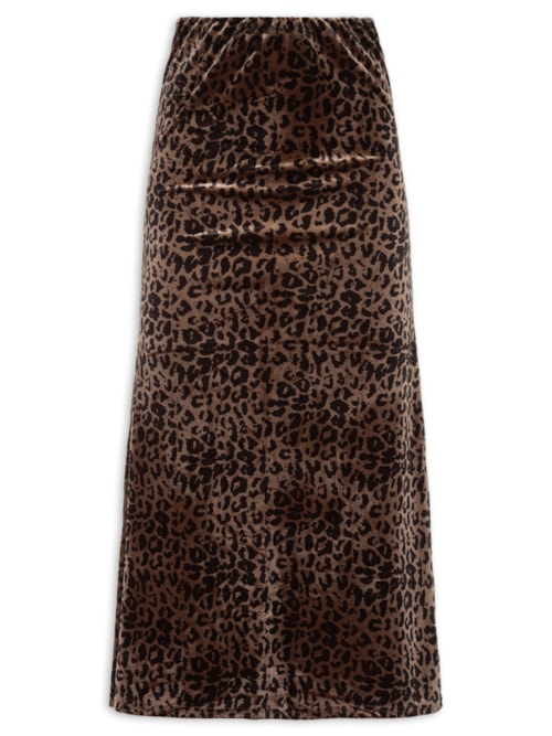 Saia Midi - Animal Print