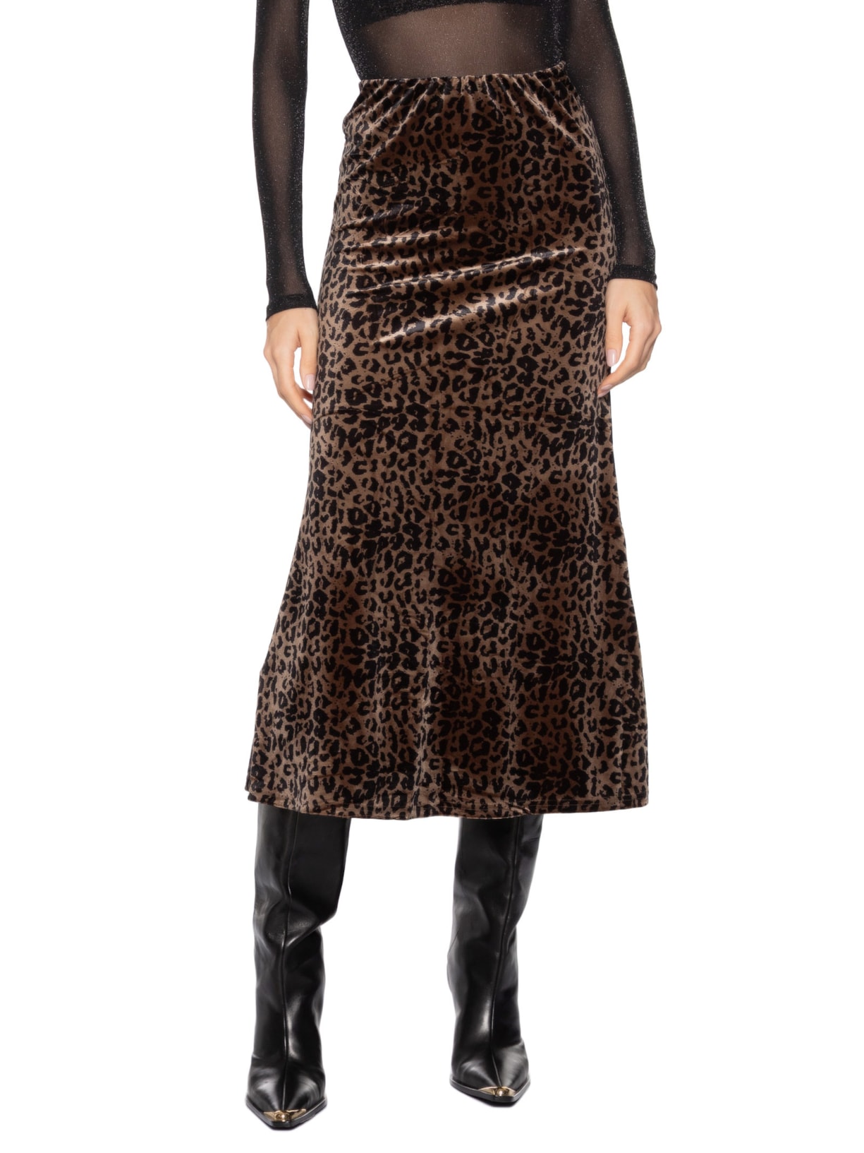 Saia Midi Animal Print Market 33