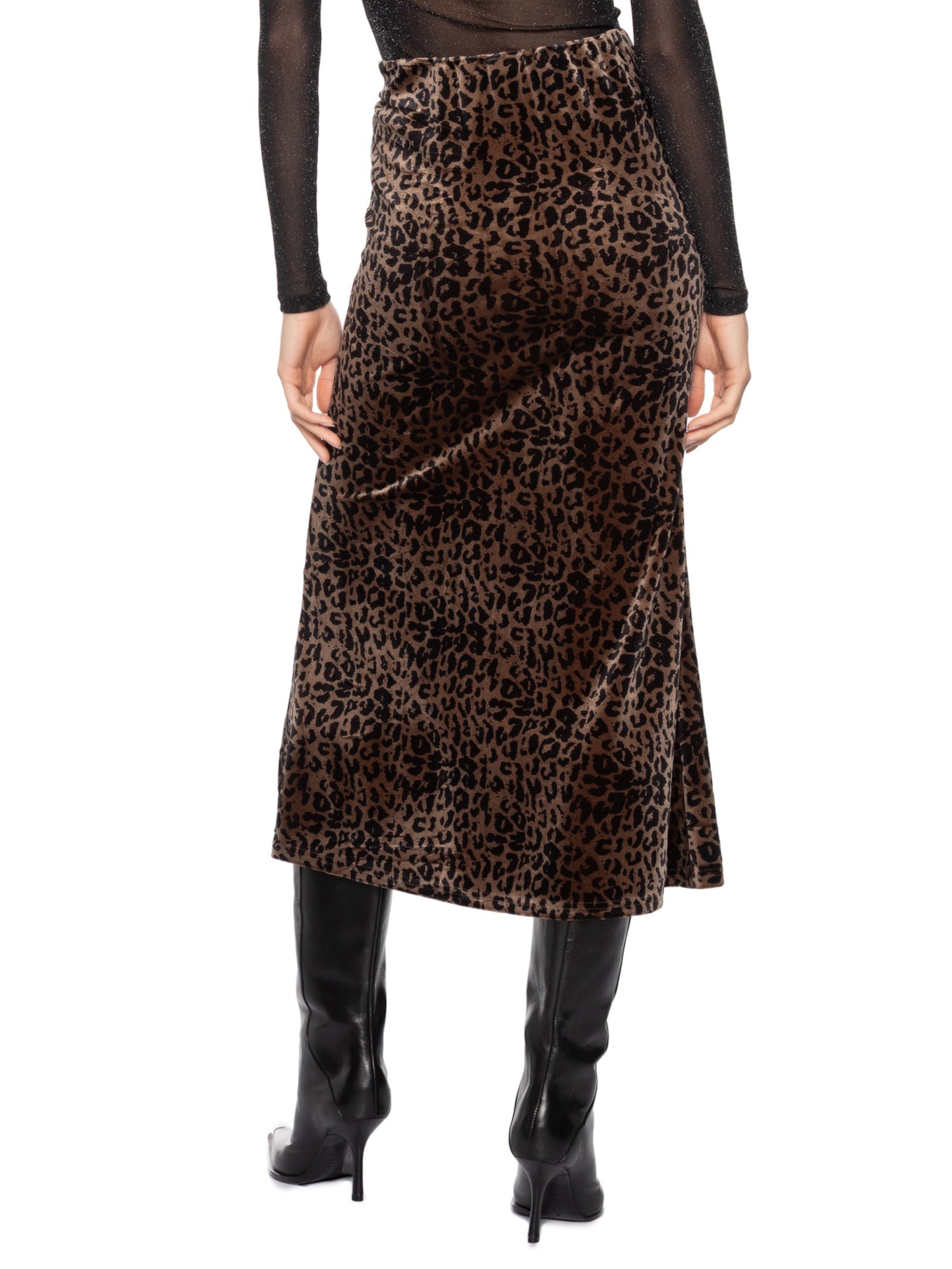 Saia Midi Animal Print Market 33