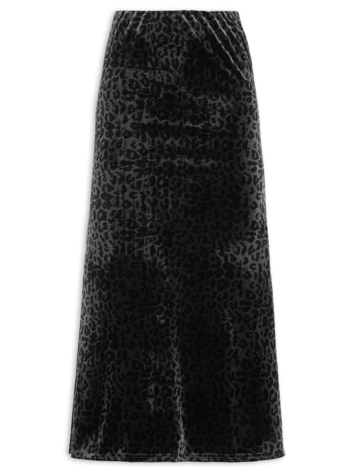 Saia Midi - Animal Print