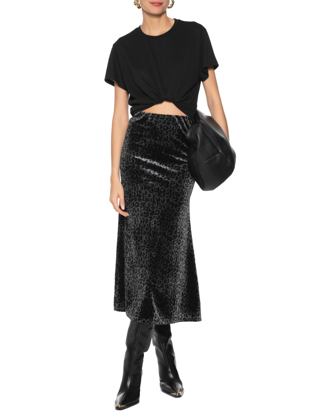 Saia Midi Animal Print Market 33