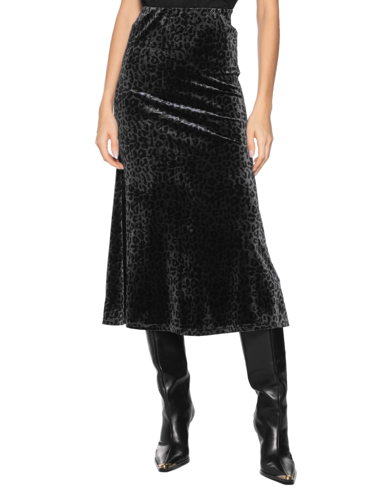 Saia Midi Animal Print Market 33