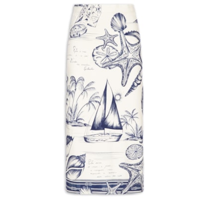 Saia Midi Aventureiro - Branco