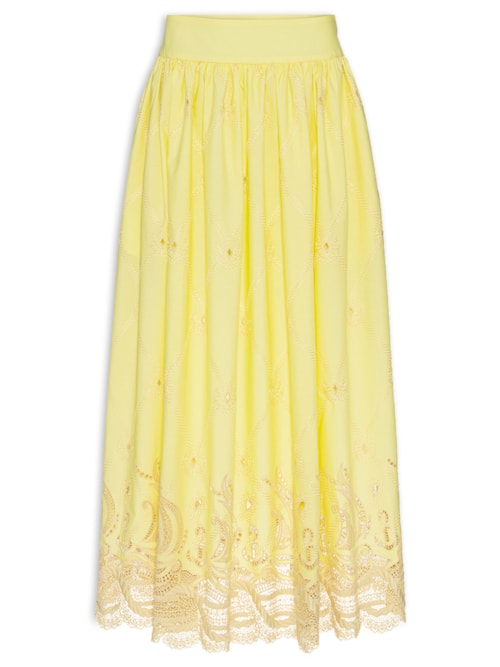 Saia Midi Barco - Amarelo