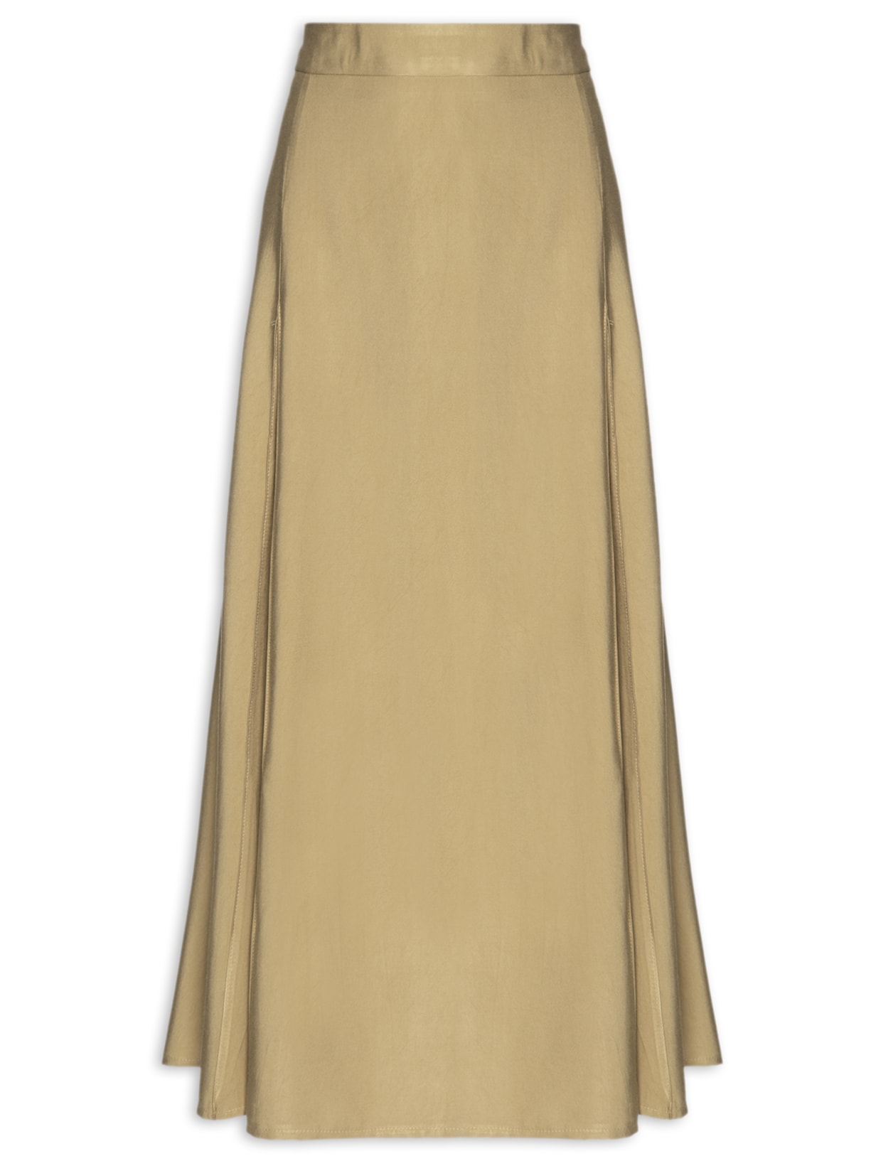 Saia Midi Básica - Bege