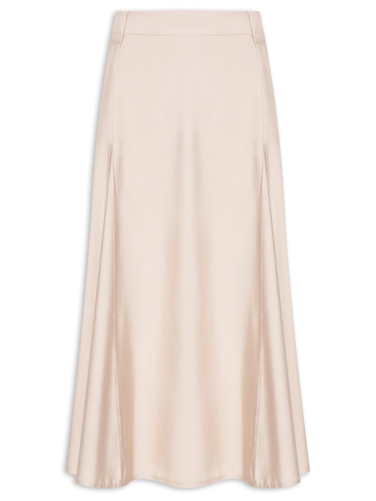 Saia Midi Básica - Bege