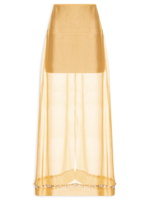Saia Midi Canário - Amarelo