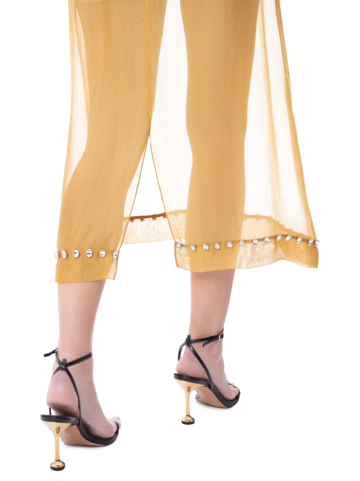 Saia Midi Canário Amarelo Marina Bitu