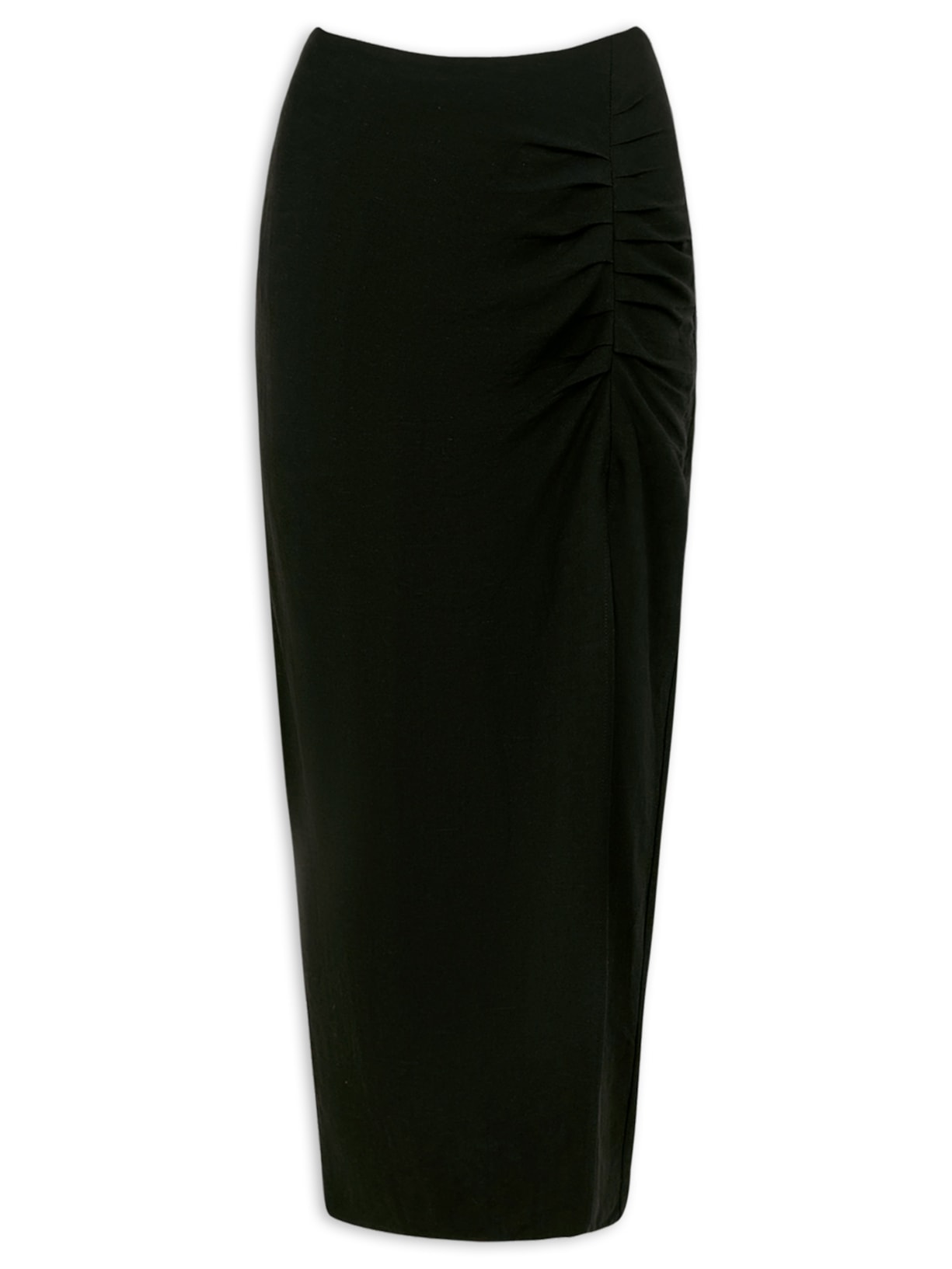 Saia Midi Clara - Preto