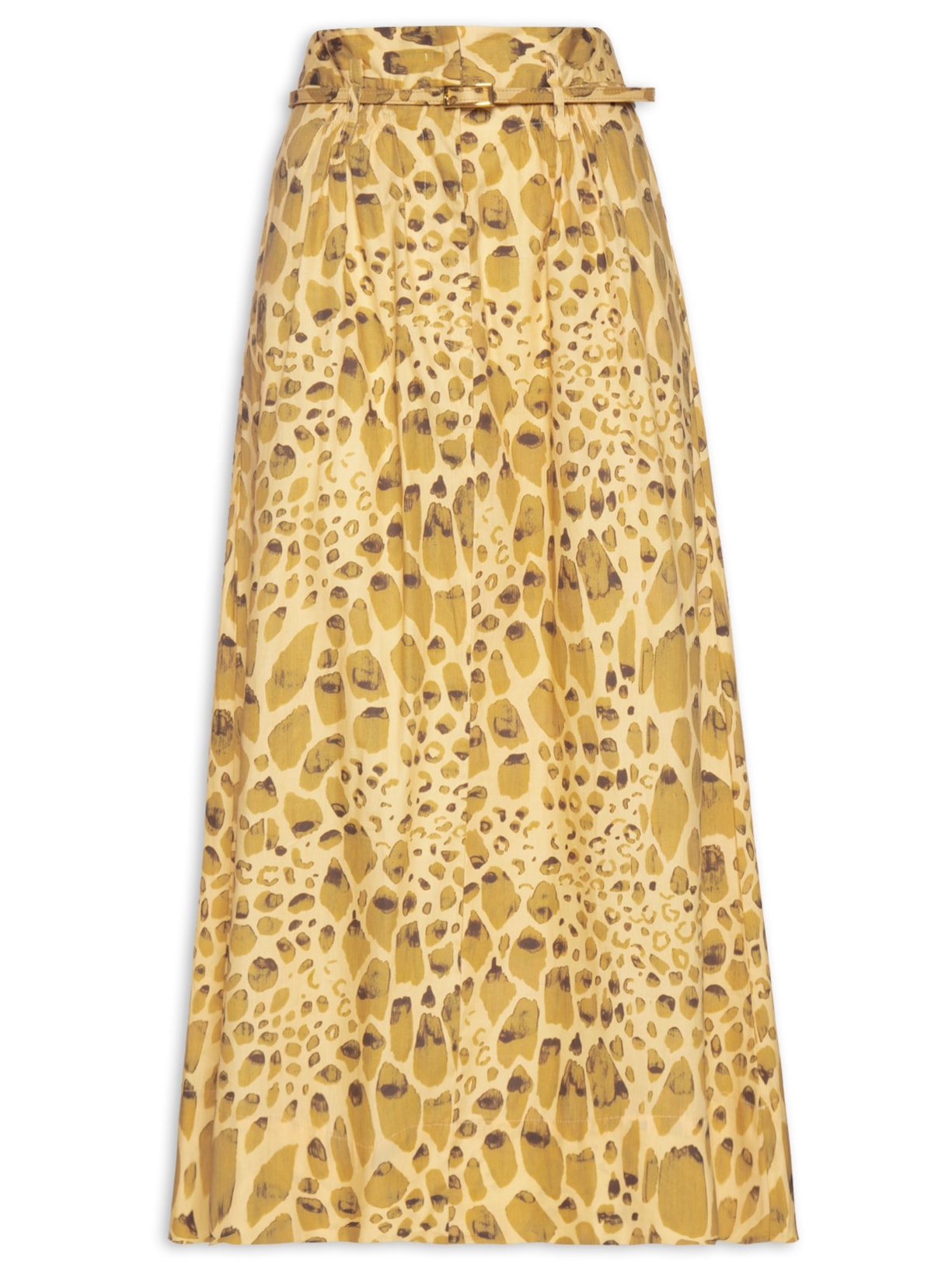 Saia Midi Clochard Fig Pedras - Amarelo